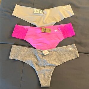 Victoria's Secret PINK Thongs - 3, NWT